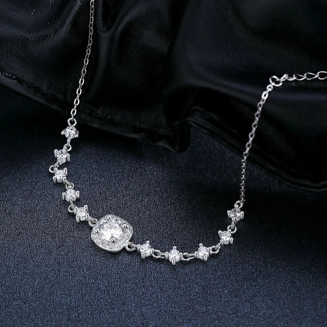 Celestia Halo – Luxe Moissanite Armband Amora Maison