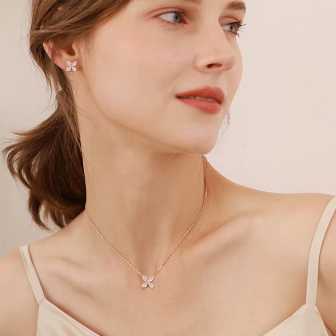 Celestia Flare - Moissanite Sieradenset