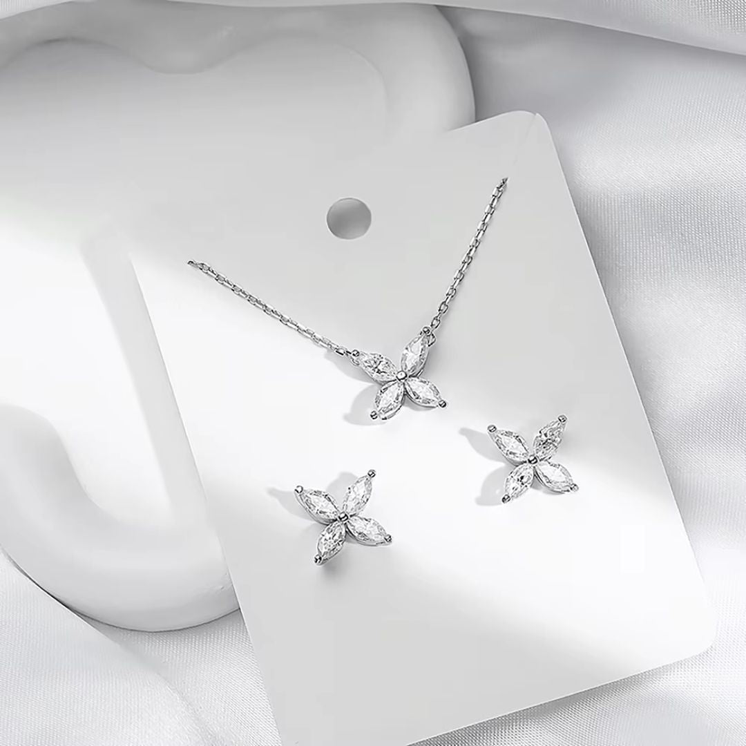 Celestia Flare - Moissanite Sieradenset
