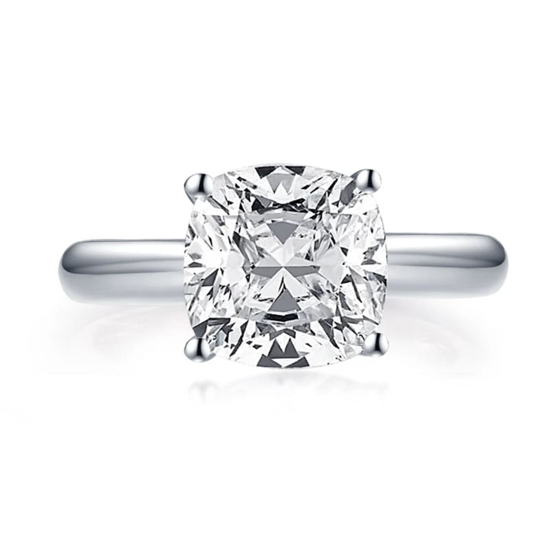 Celvianne Ring - 18k Wit Goudplated Luxe 3.5CT Moissanite Verlovingsring