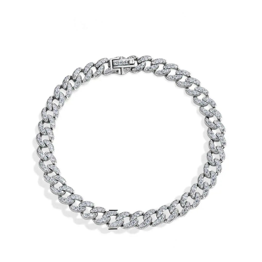 Eclat Noir - Cubaanse Link Armband Amora Maison