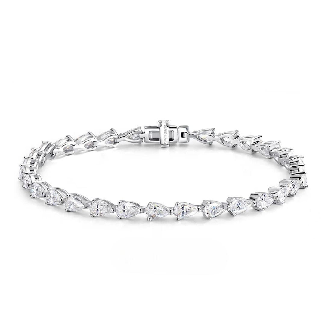 Eloria Cascade - Luxe Moissanite Tennisarmband