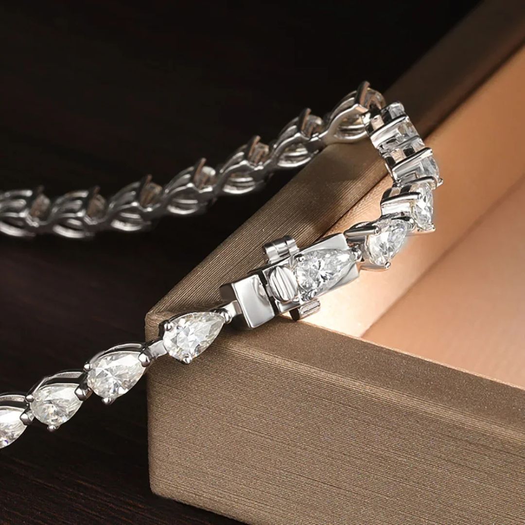Eloria Cascade - Luxe Moissanite Tennisarmband