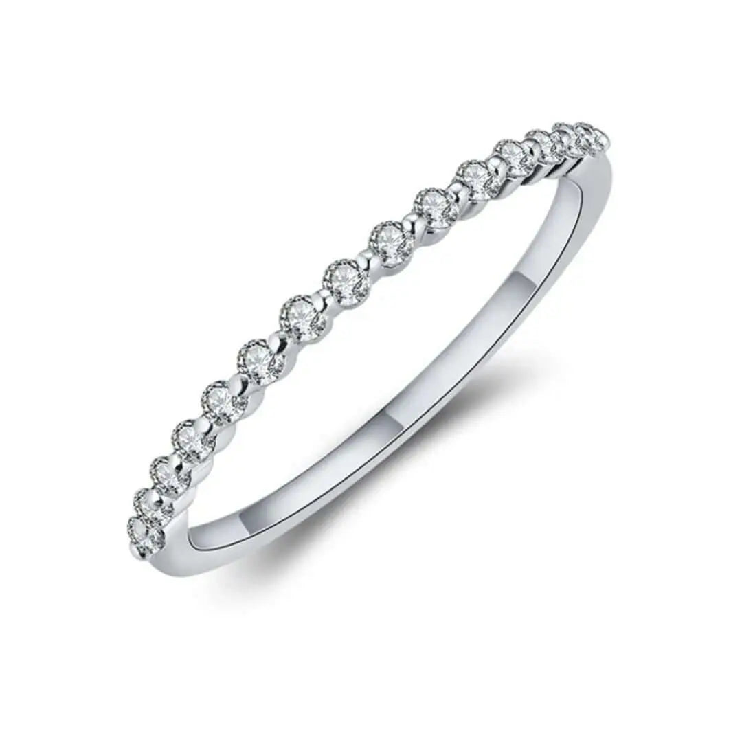 Eternity Bubbel Moissanite Ring Amora Maison
