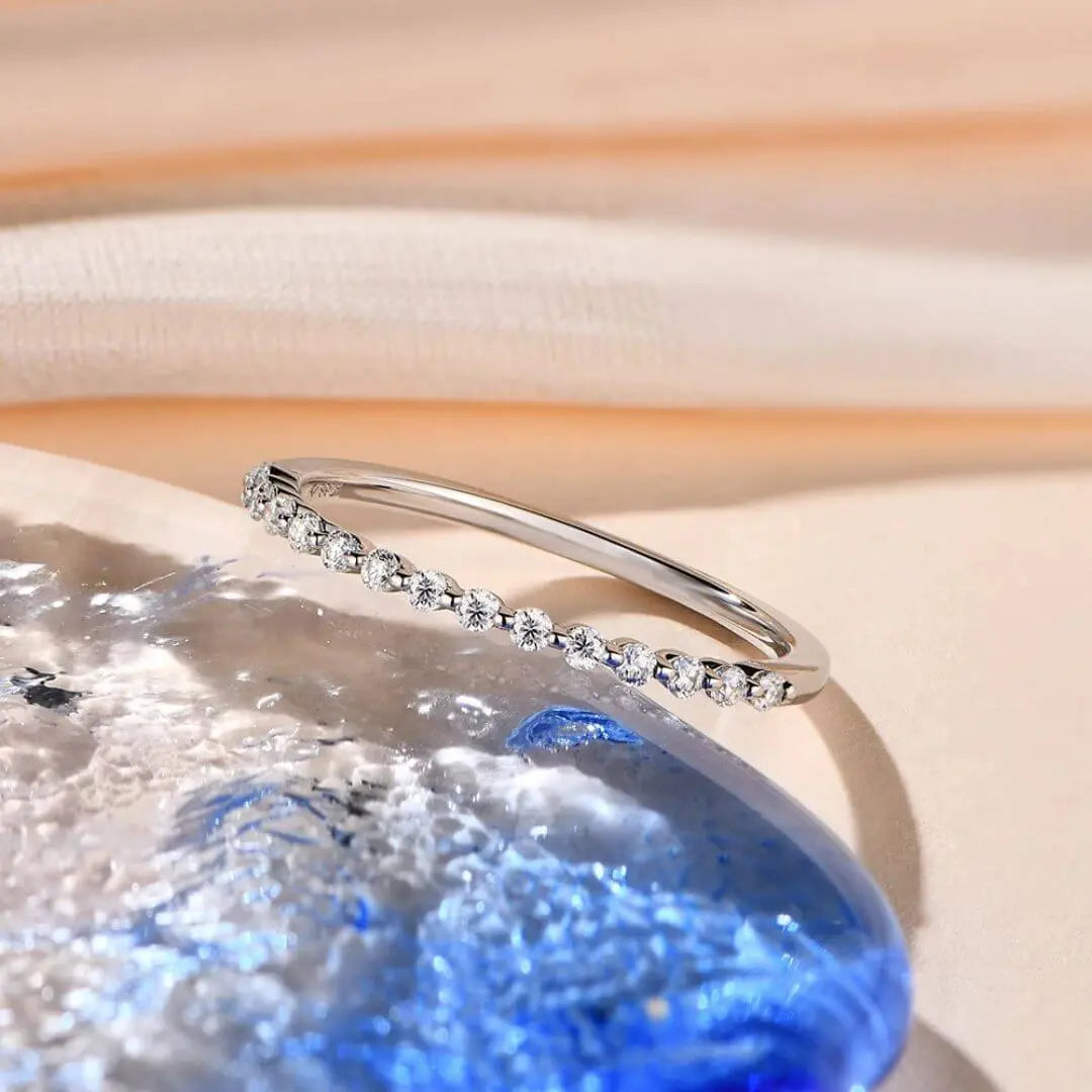 Eternity Bubbel Moissanite Ring Amora Maison