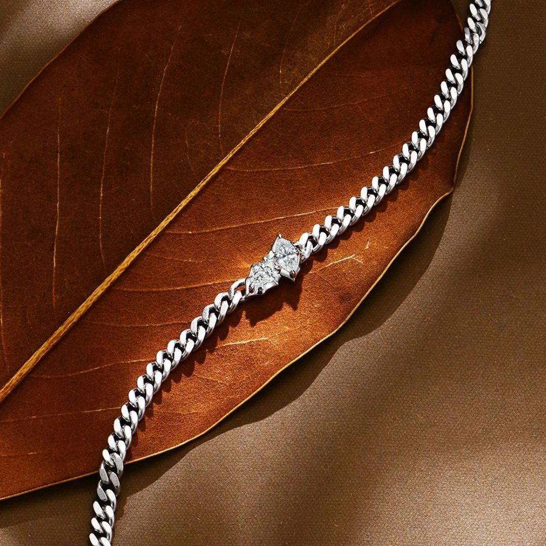 Golden Radiance - Goldplated Moissanite Armband