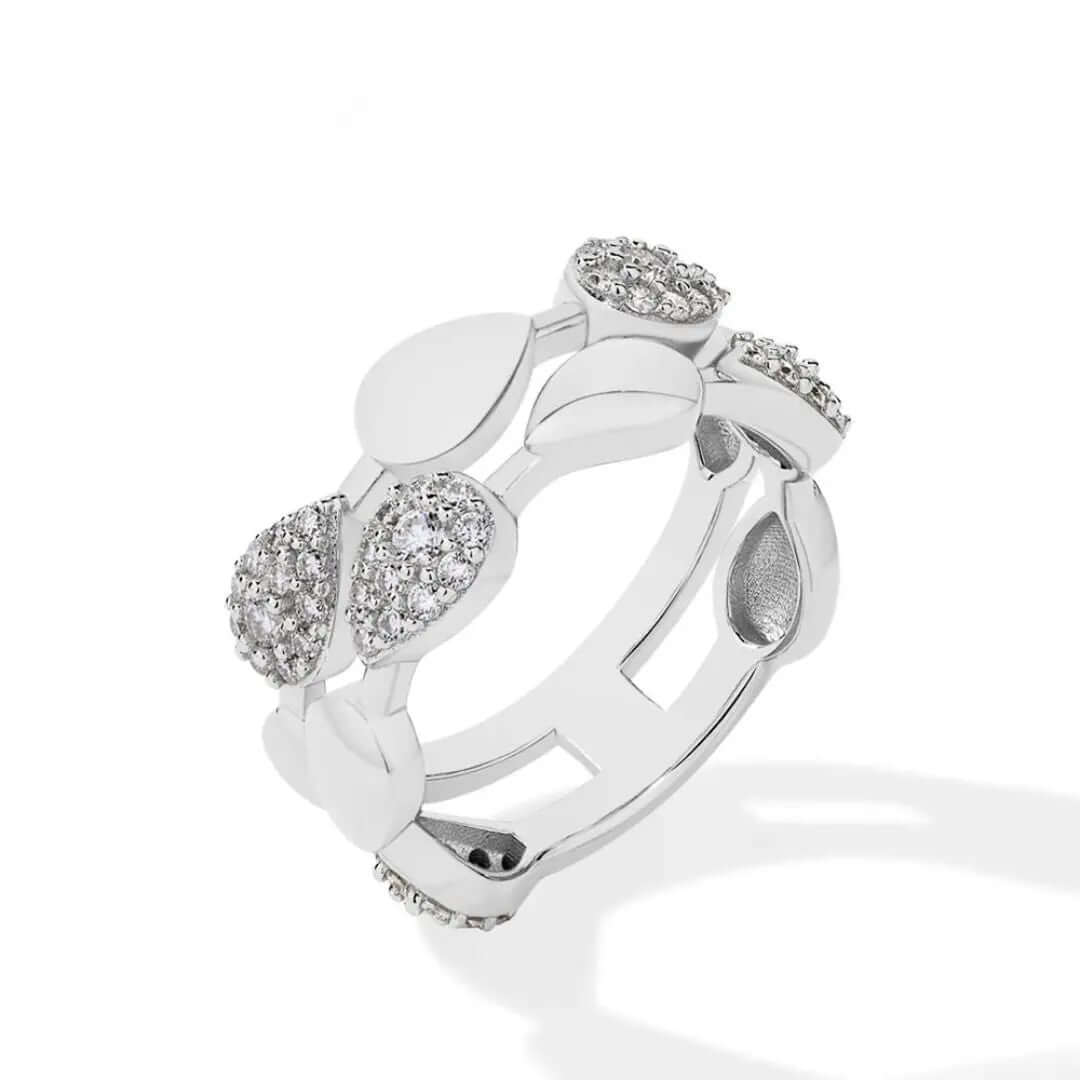 Lumière Céleste - Moissanite Regendruppel Ring Amora Maison