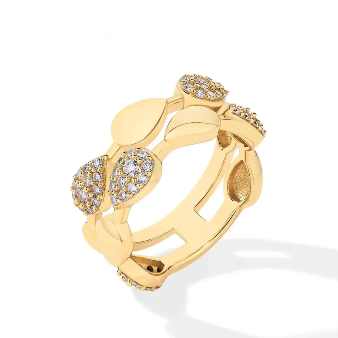 Lumière Céleste - Moissanite Regendruppel Ring Amora Maison
