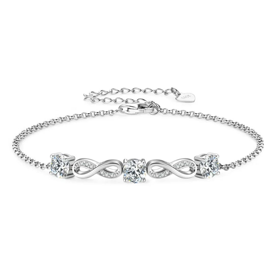 Lumiéle Éternité – Luxe Moissanite Infinity Armband