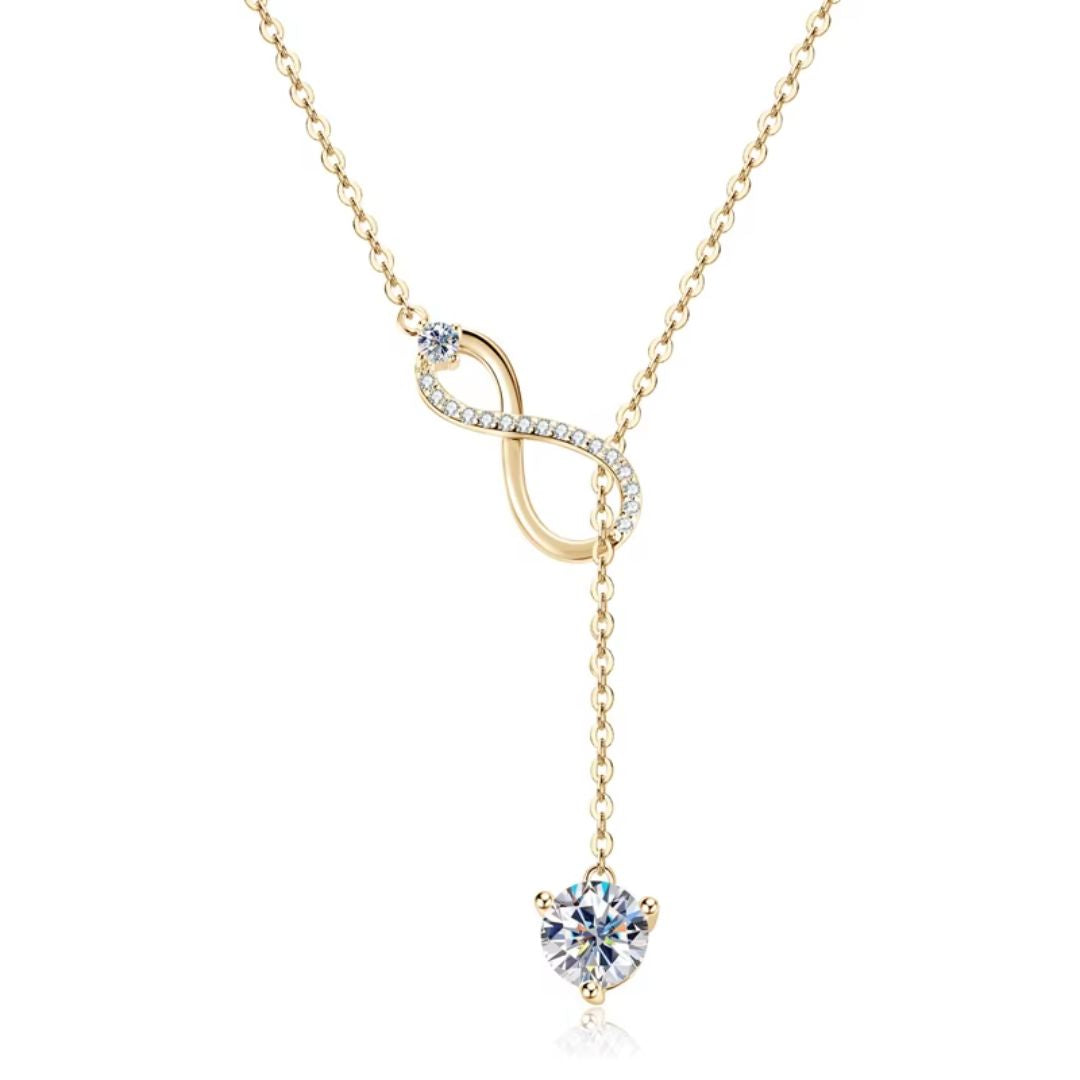 Luminara Solitaire – Luxe Moissanite Ketting