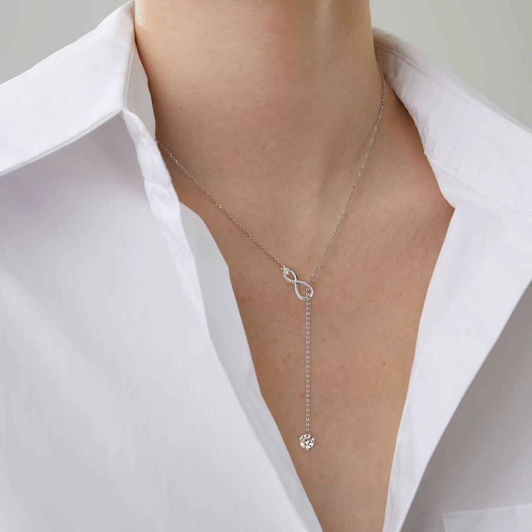 Luminara Solitaire – Luxe Moissanite Ketting