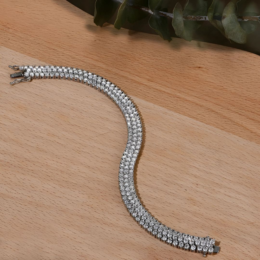Luminous Grace - Luxe Moissanite Armband