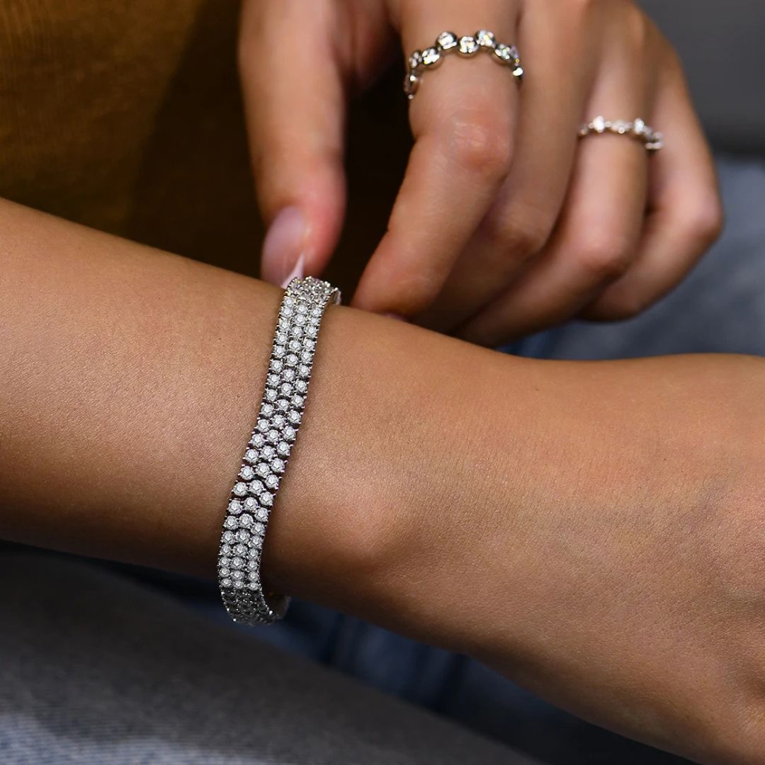 Luminous Grace - Luxe Moissanite Armband