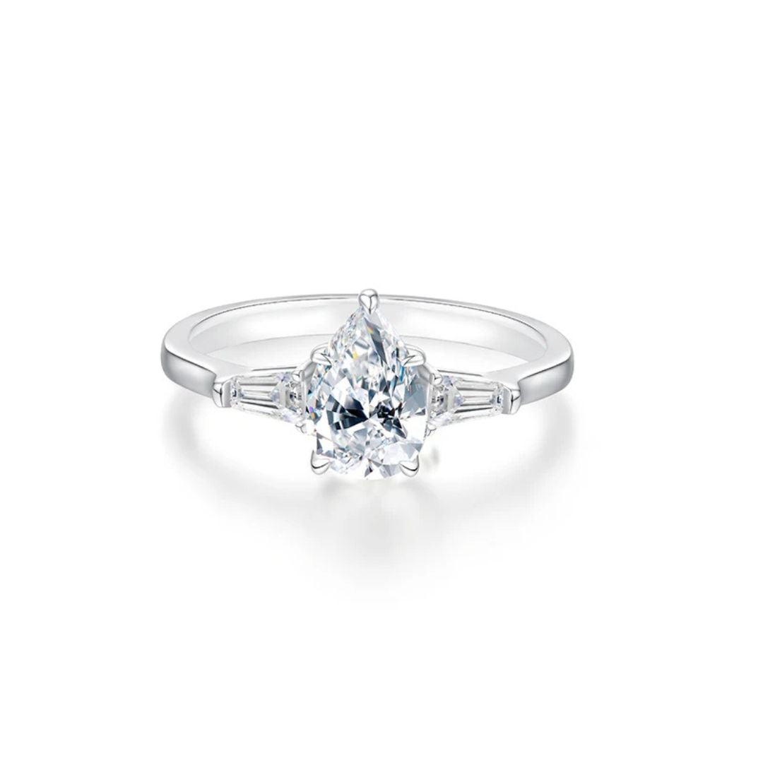 Lumora Elite - Wit Gouden Moissanite Ring