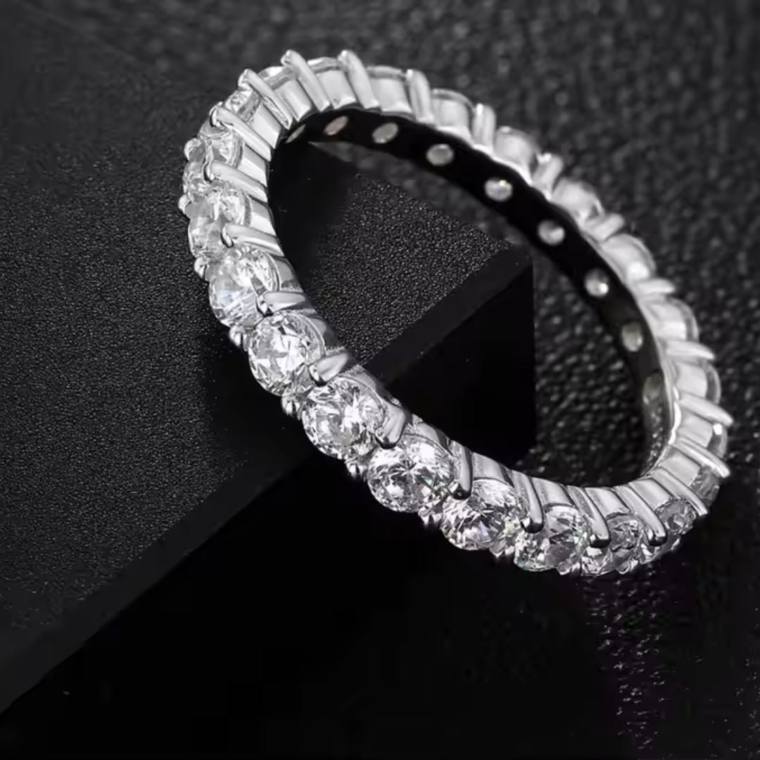 Luna Raven - Zilveren Moissanite Ring Dames 2.1-8CT