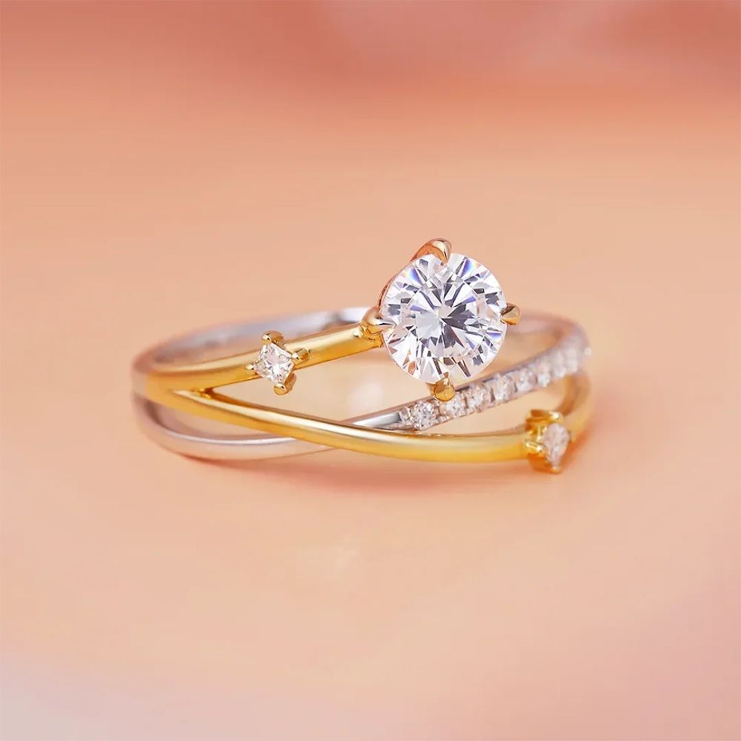 NovaLyra - Moissanite Sterren Ring