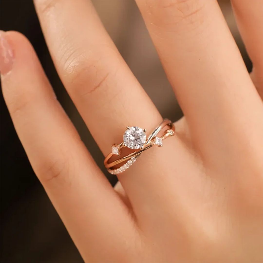 NovaLyra - Moissanite Sterren Ring