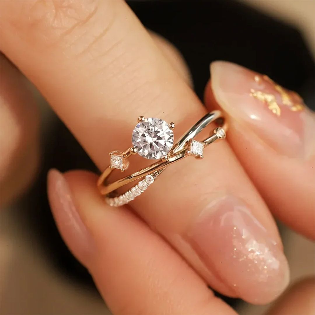 NovaLyra - Moissanite Sterren Ring