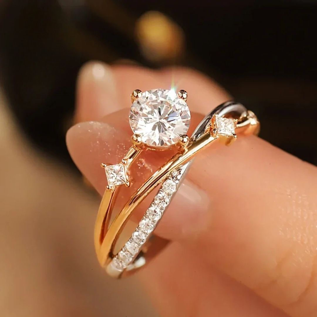 NovaLyra - Moissanite Sterren Ring
