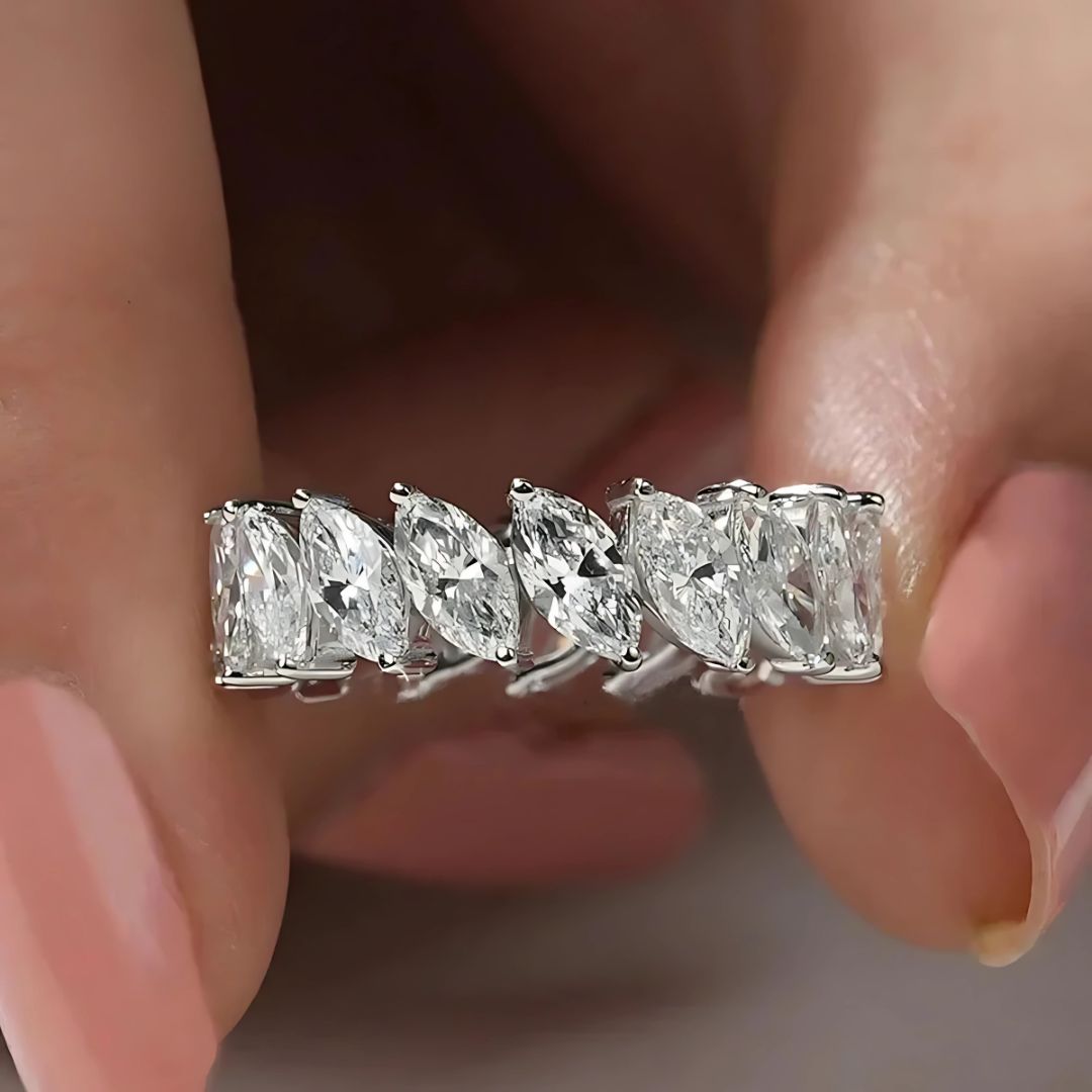 Seraphine Grace - Eternity Moissanite Ring