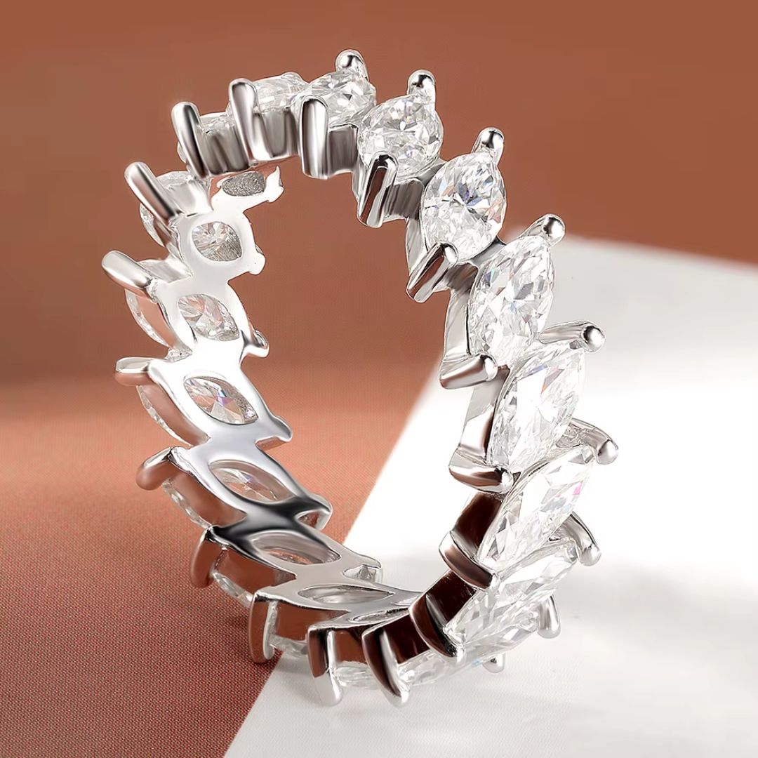 Seraphine Grace - Eternity Moissanite Ring
