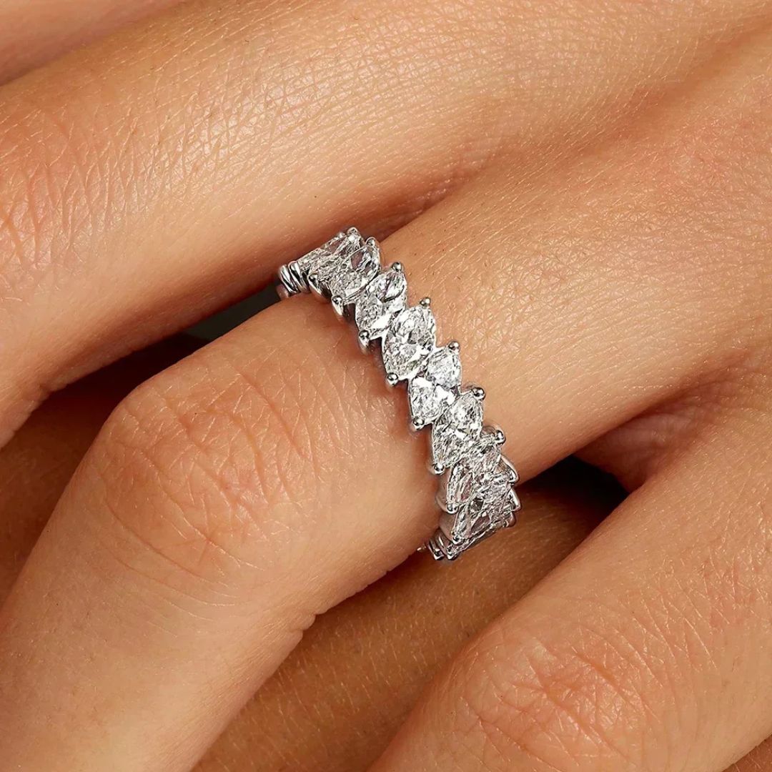 Seraphine Grace - Eternity Moissanite Ring