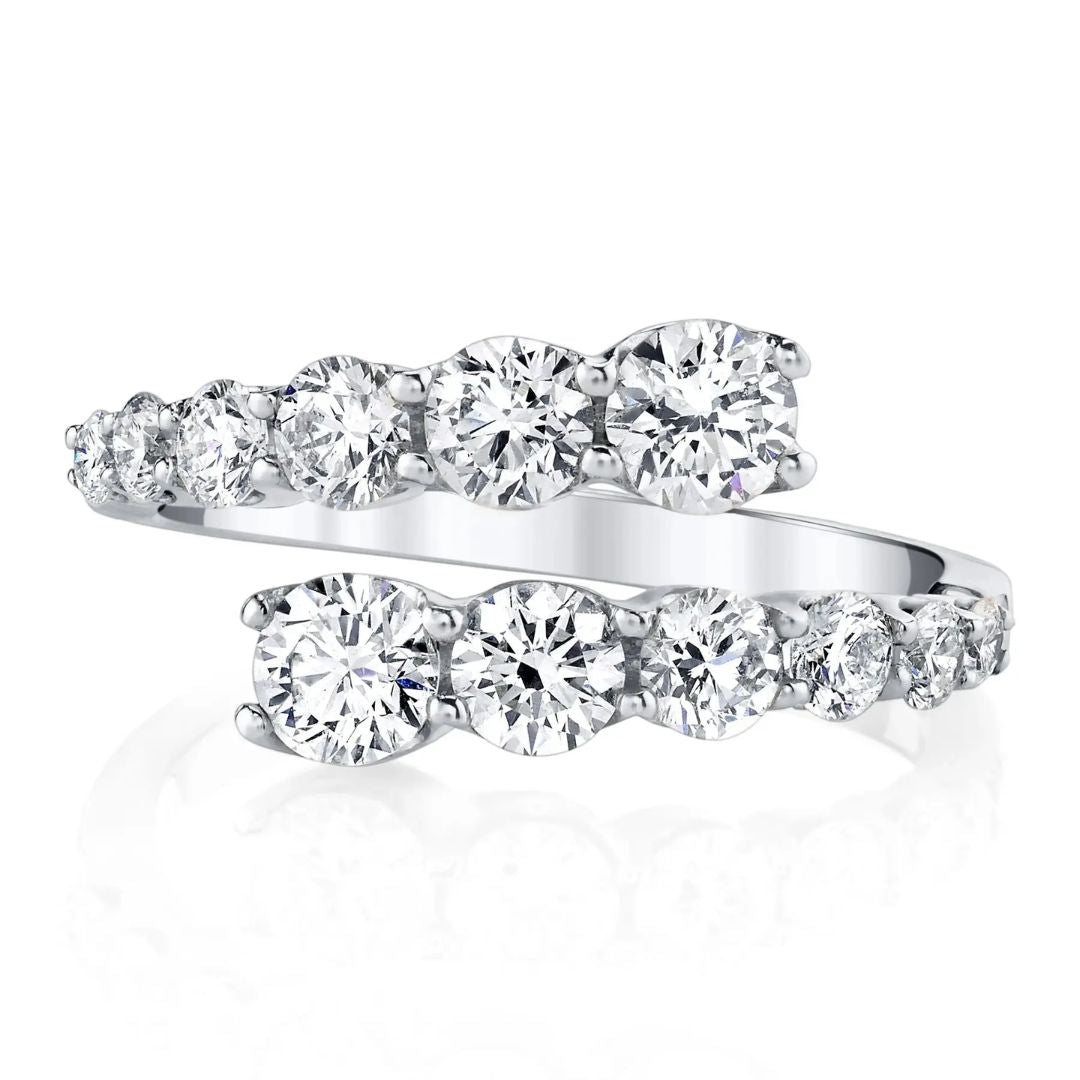 Stella Vow - Zilveren Moissanite Ring 18k Goldplating Dames 3.26CT