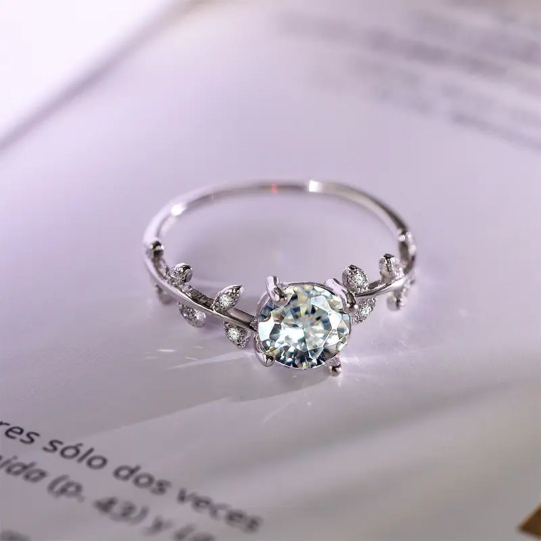 Virella Grace - Moissanite Belofte Ring met Goldplating