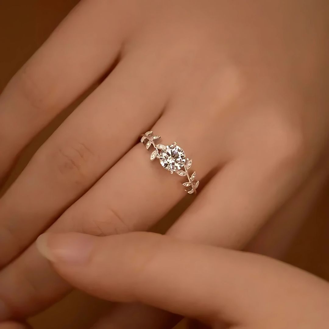 Virella Grace - Moissanite Belofte Ring met Goldplating