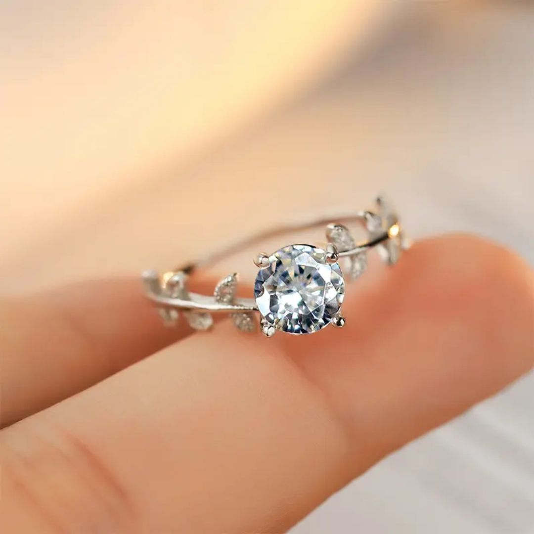Virella Grace - Moissanite Belofte Ring met Goldplating