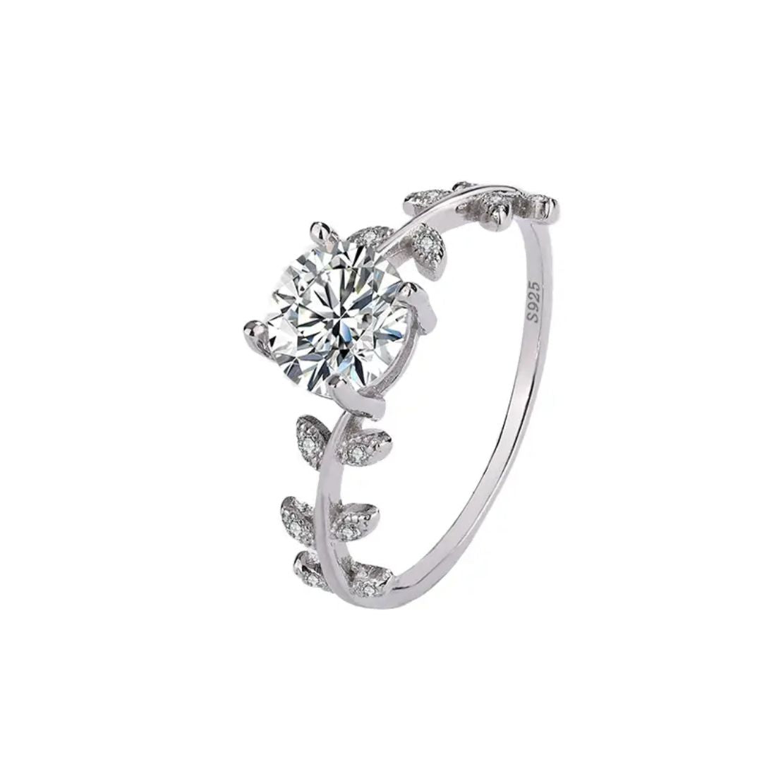 Virella Grace - Moissanite Belofte Ring met Goldplating
