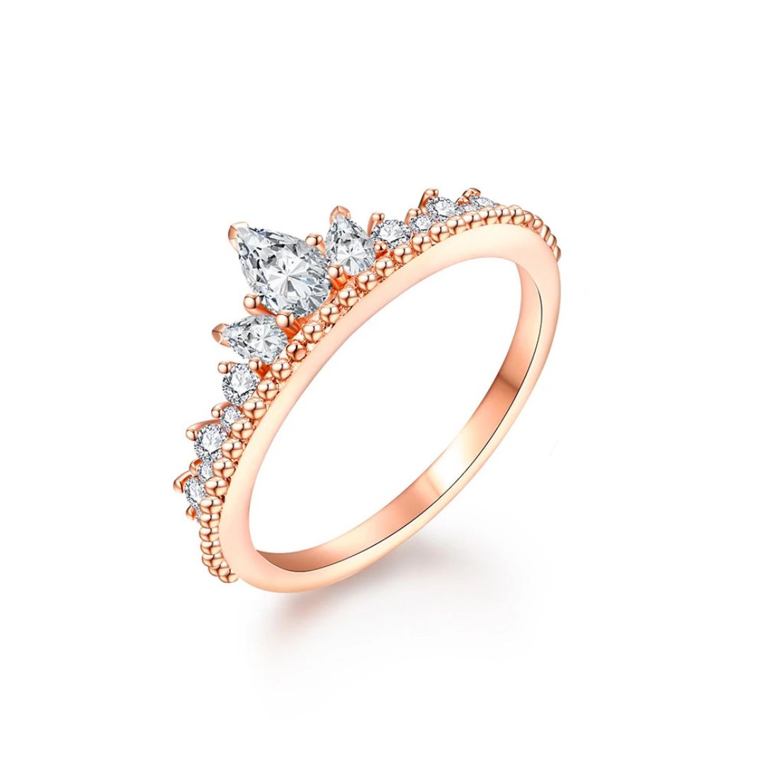 Aurevera Ring - Moissanite Kroon Ring