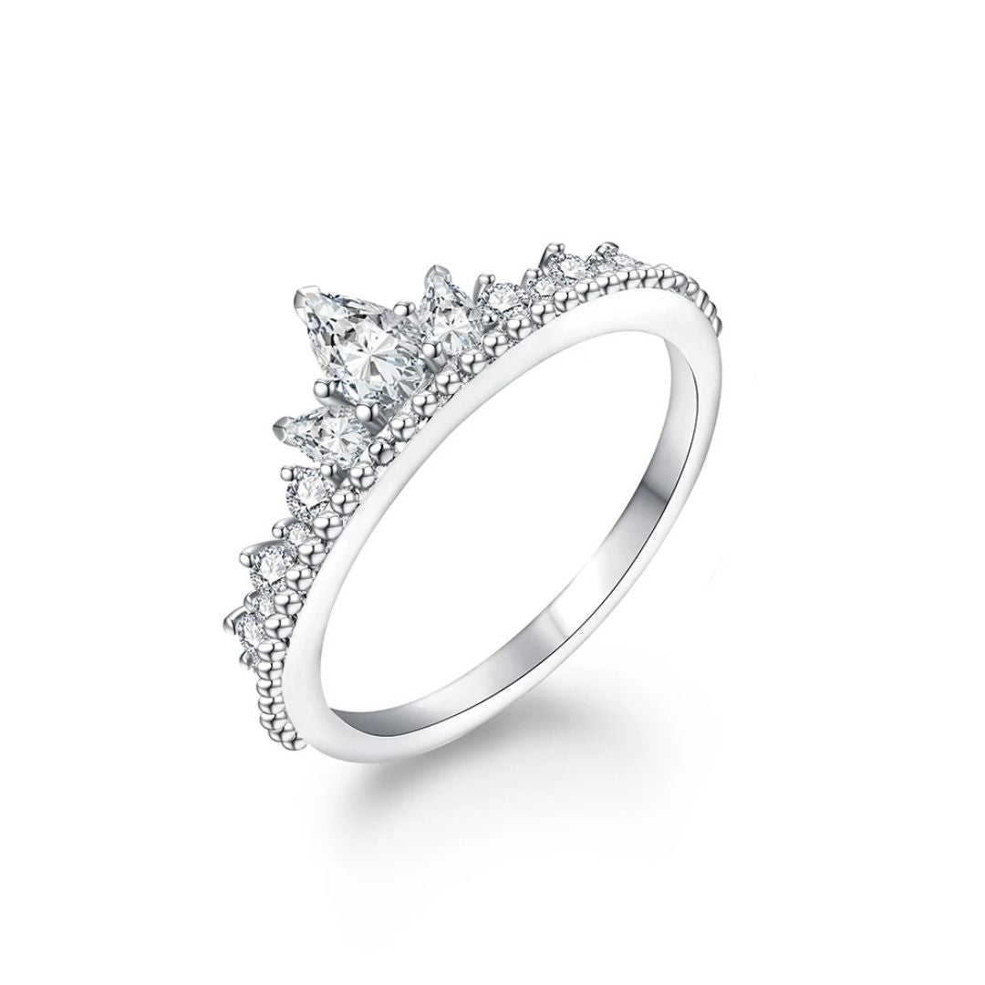 Aurevera Ring - Moissanite Kroon Ring