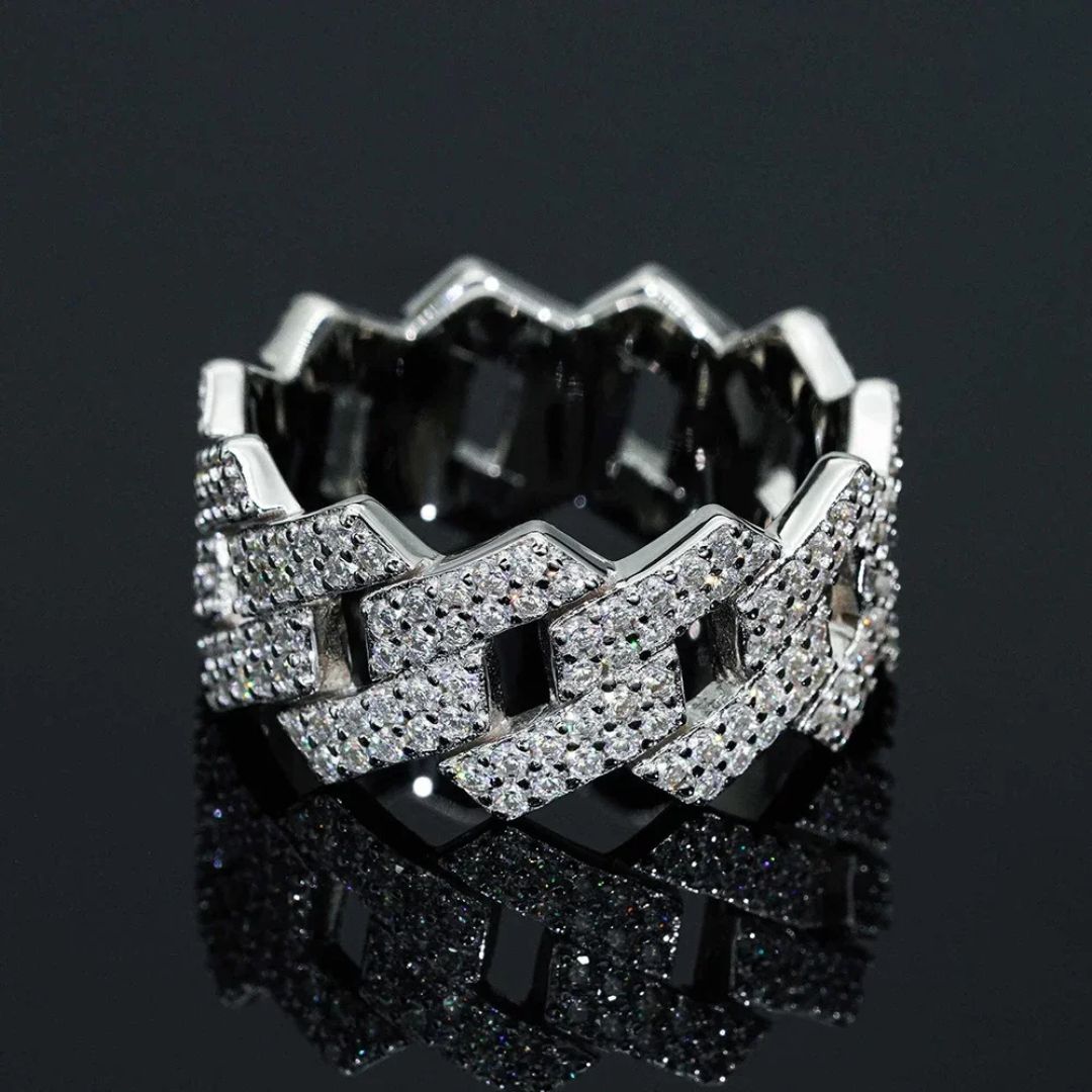 Aurum Cuban - Cuban-Link Moissanite Ring