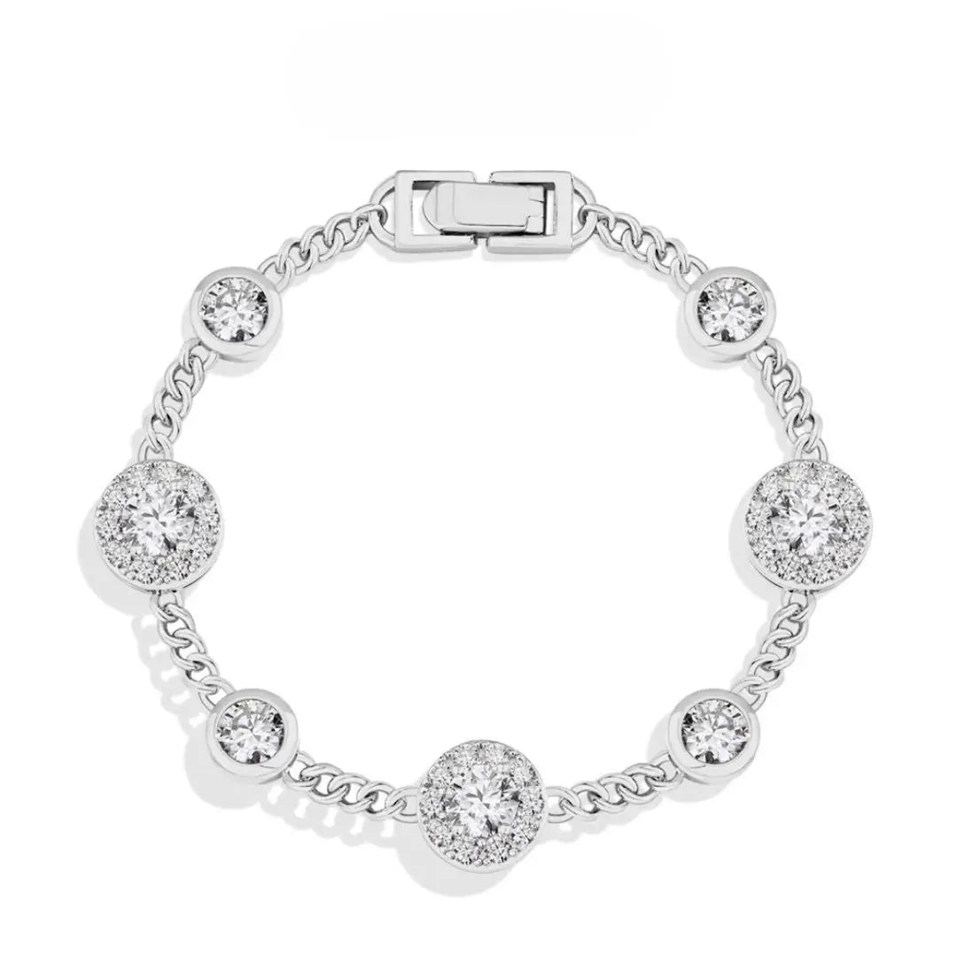 Bracciale Lux - Goldplated Moissanite Armband Amora Maison