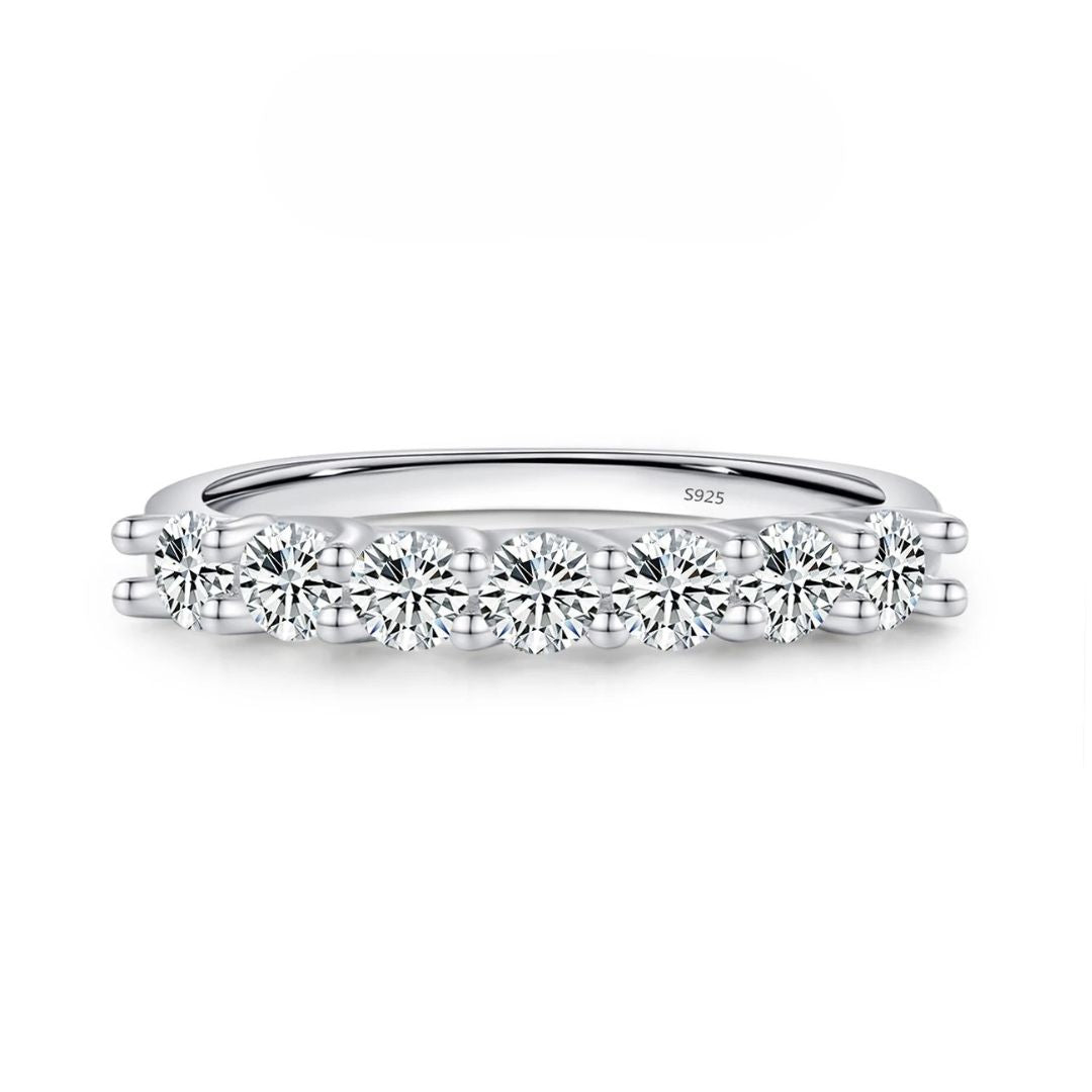 Celestique Crown Set - Moissanite Ringen met Platinum Plating