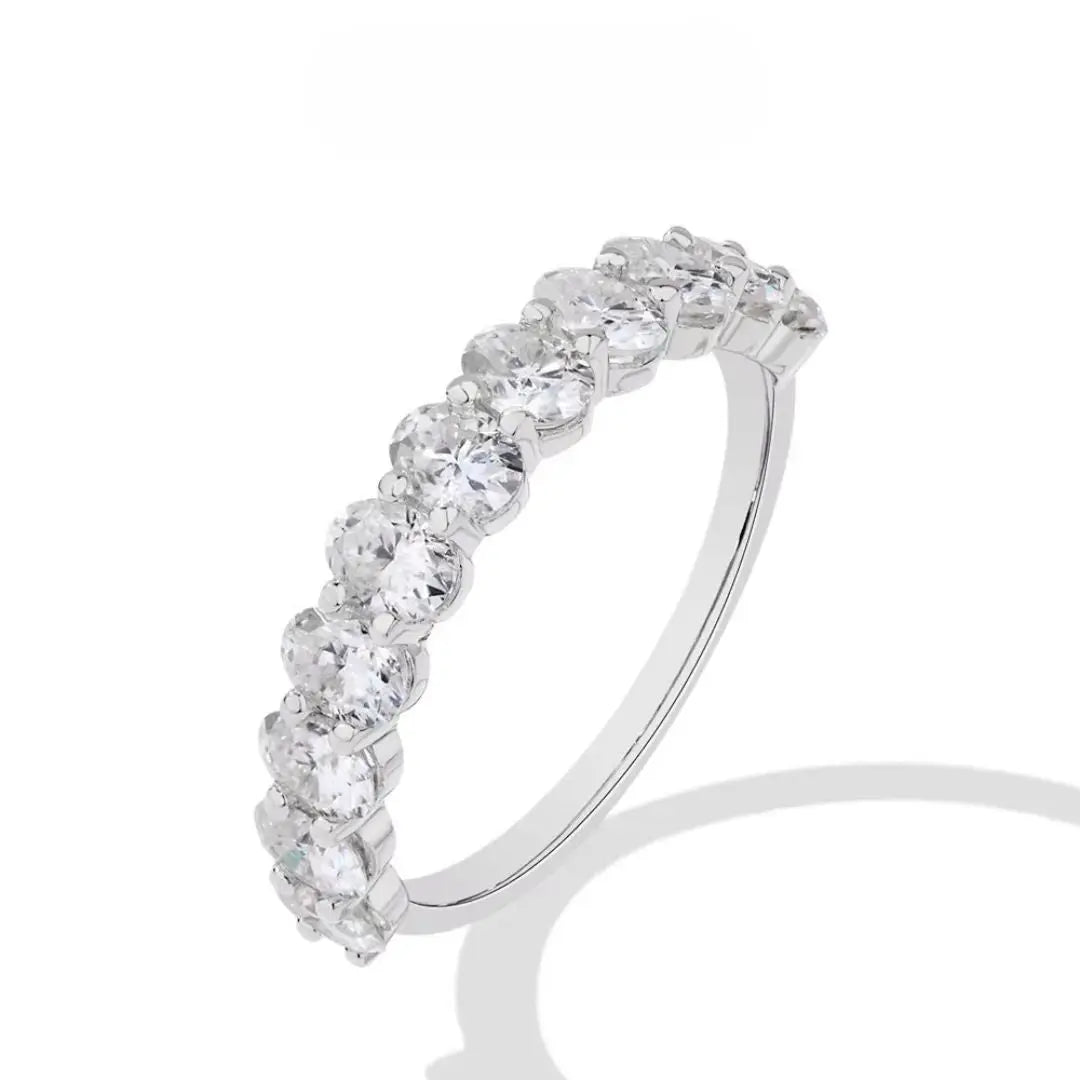Éternelle D'or – 18K Massief Gouden Moissanite Ring Amora Maison